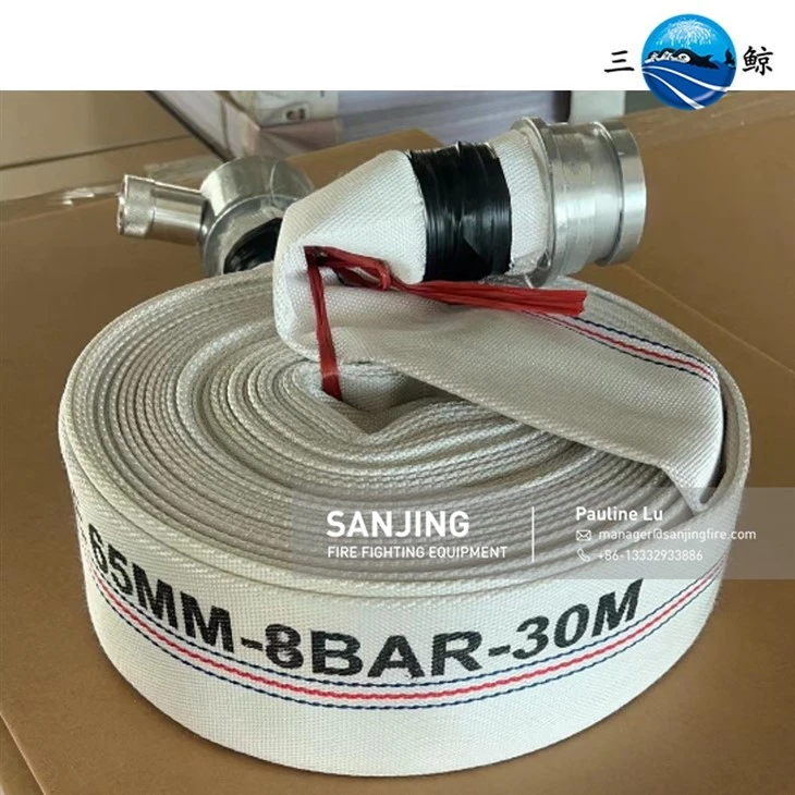 8 bar üzemi nyomású tűzoltó tömlő